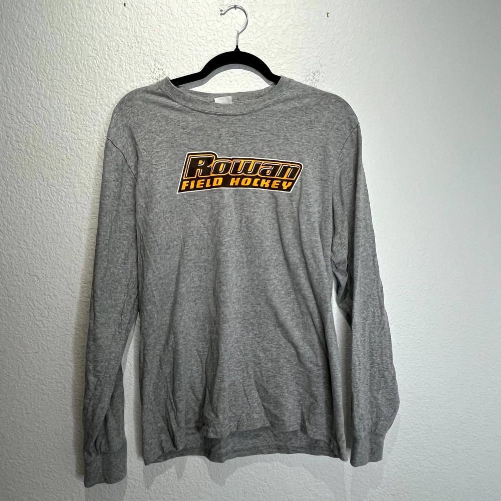 Port & Company Rowan Profs Ice Hockey Shirt Womens Medium Heather‎ Gray Cotton